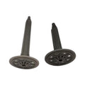 White 60mm Smooth Shank Cupped Head Insulation Nail for Gas Nail Gun