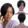 Short Cut India Human Hair bob Straight Natural Color 13*4 Lace Frontal New Popular Short Cut Wig