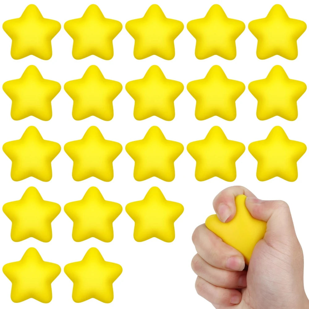 Wholesales Anti Stress Balls PU Foam Star Shape Squeeze Toys Promotional Gifts