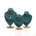 Multiple Colors Large Size Jewelry Necklace Chains Portrait Display Stand Holder