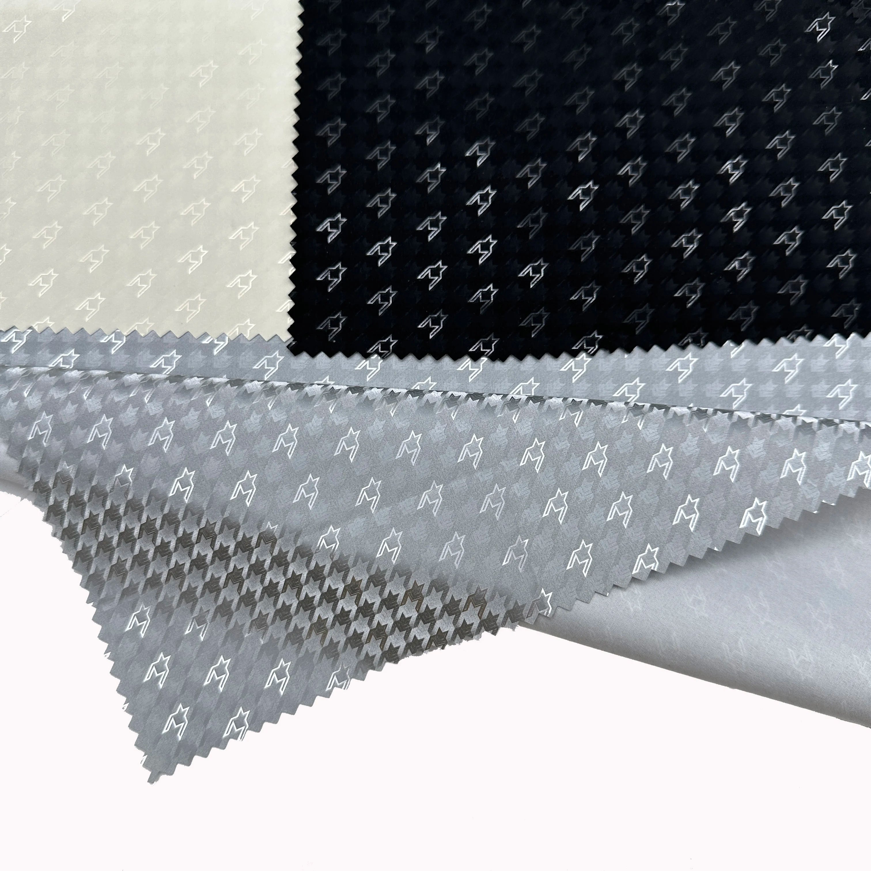PFAS FREE Eco-Friendly Quick-Dry Pu Leather Fabric Polyester Backing Fashion-Designed Roll Packing for Garment Jacket