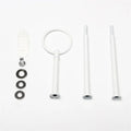 White Color Cake Stand Hardware Set for Tiered Plates CSH-015