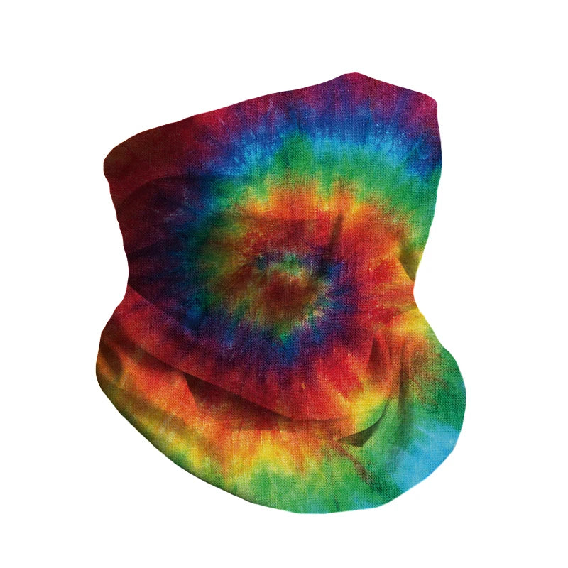 Rainbow Multifunctional Seamless Tube Polyester Turban Headwear Bandana Neck Scarf