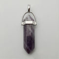 DIY Popular Present Natural Rock Stone Cabochon Pointed Pendulum for gifts