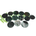 New Products Moss Agate Slabs Crystals Slabs Polished Round Shaped Moss Agate Slices for Healing