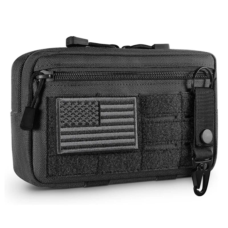 Upgrade New Laser Cut Tactical Molle Pouches Gadget Organizer Phone Holder Waist EDC Utility Packet Pouch for Outdoor