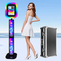 2026 New Design iPad Photo Booth Shell Custom Logo 10.5 Inch LCD Screen Selfie iPad Photobooth Stand for Party Wedding