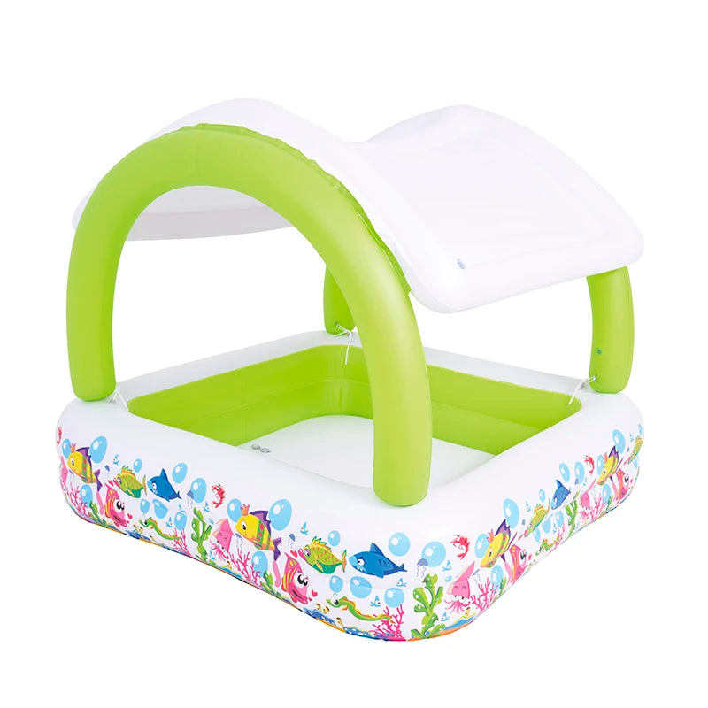 B02 Avenli Jilong AVEN 51016 Inflatable Family Large Swimming Pool Sunshade Square Pool Portable Ice Bath Tub Cold Plunge