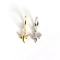 Fashion New Design Gold Plated Sterling Silver Dragonfly Earrings S925 Sterling Silver Dragonfly Drop Earring for PartyPopular