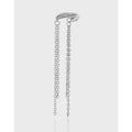 1 Piece 925 Sterling Silver  Ear Cuff Women Earrings Trendy Long Tassel Chain Clip Earrings for Women Wedding Jewelry Gifts