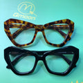 Qmoon Acetate Glasses Frame Economy Parcels Italian Eyewear Optical Cat Eye Glasses Handmade Acetate Frame