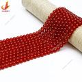 6mm 8mm 10mm Red Agate Wholesale Colorful Choker Cylinder Bulk Charm Necklace Natural Stone and Crystal Craft Loose Bead
