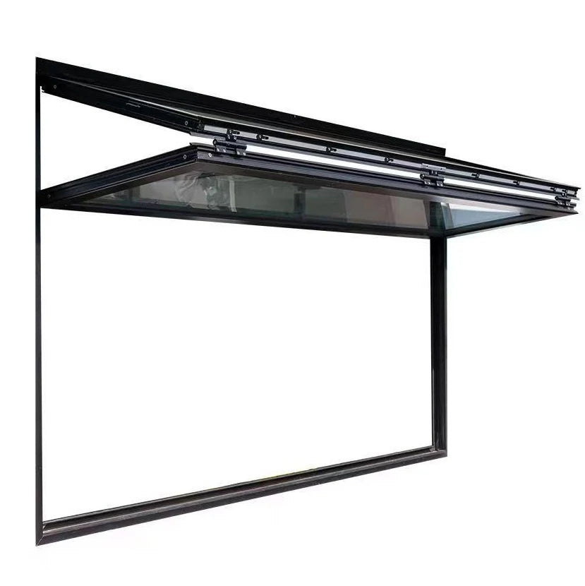 Modern Vertical Bi-Fold Glass Aluminum Alloy Folding Window Stainless Steel Folding Screen Heat Insulation Soundproof 5-Year