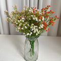Competitive Price 5-Branch Babysbreath Garden Decorative Hand Feel Plastic Plant