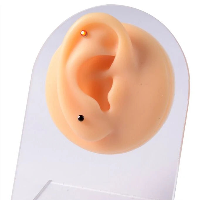 Nose Studs Earrings Piercing Jewelry Silicone Display