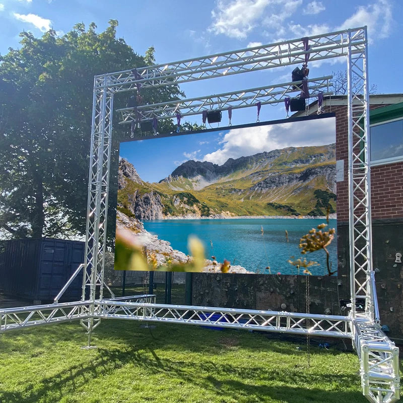 RAYBO Rental P3.91 P4.81 LED Display Wedding Backdrop Waterproof HD LED Video Wall Outdoor Event Stage LED Display Screen