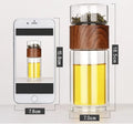 Double Wall Glass Tea Cup with Strainer