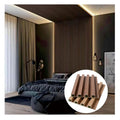 Factory Price Interior Decorative Wall Board TV Background Home Hotel 170*25 mm Wood Cladding WPC Wall Panel Environment