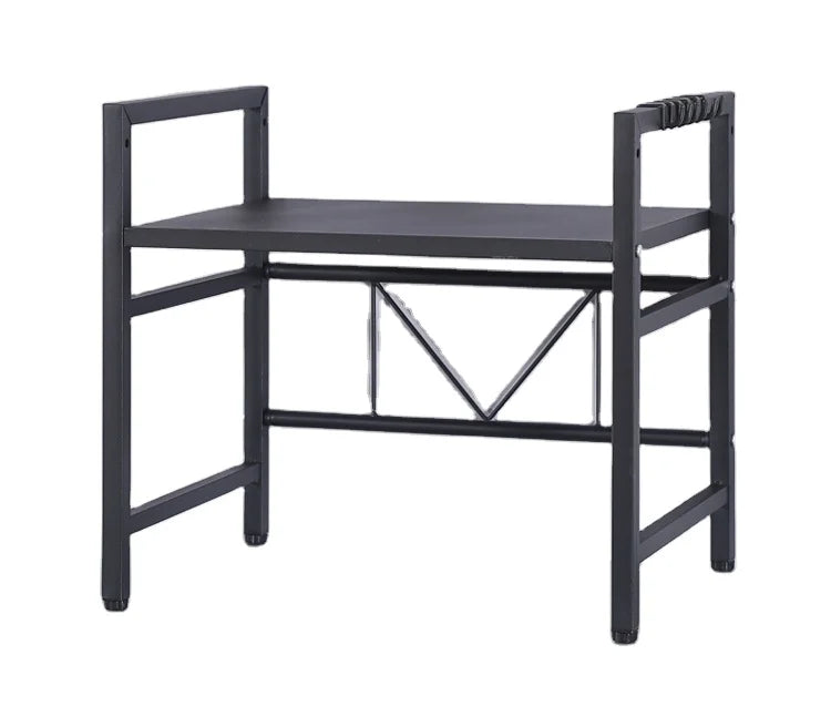 Kitchen Shelf Microwave Single and Double Shelf Household Table Top Oven Multi-layer Storage Condiment Rack