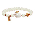 Wholesale Fashion Retro Jade Red Agate Crystal Bracelet Female Lucky Jade Beaded Bracelet Rabbit Pendant Jewelry