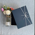 Gift Paper Packing Box Ribbon Bow Rigid Thick Paper Gift Box High-end Packaging Paper Shopping Box
