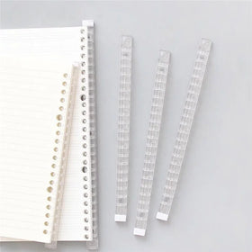 A5 Side Open Transparent Plastic Clip Binder with 20 Holes B5 with 26 Holes Stationery Folder Filing Product