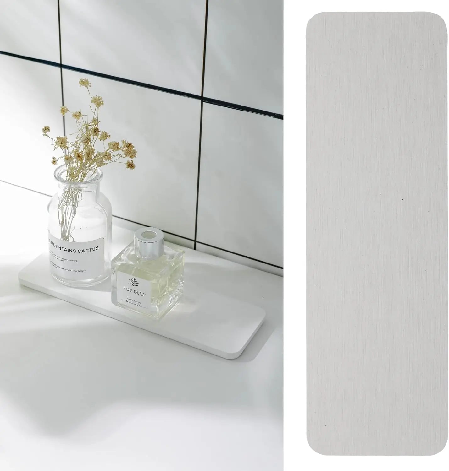 Quick Dry Water Absorbent Diatomite Coaster Diatomaceous Earth Coasters Soap Holder Stone Dish Drying Mat for Bathroom Cup Mat