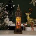2026 New Popular Big Ben Design Product Factory Price Wholesale Christmas Water Snow Lanterns Gifts for Home Decorations