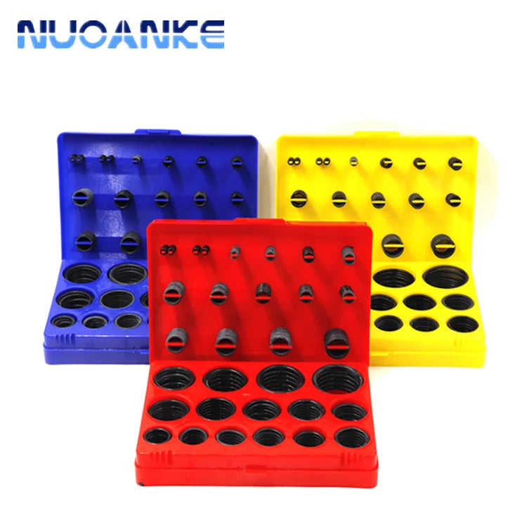 Professional Excavator O-Ring Kit Box Set 5A 5B 5C 8B 8C Series NBR & FKM Rubber Repair Seals Hydraulic Seal Assortment Kit
