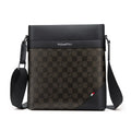 2022 Vintage Men's Genuine Leather & Crazy Horse Leather Hard Laptop Briefcase Business Tablet Bag 9.7 Inches Black Williampolo