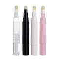 LZ Pack Stock 100pcs Clear Black 5ML Twist up Nail Oil Pen Tube Custom Private Label Teeth Whitening Gel Pen Tube