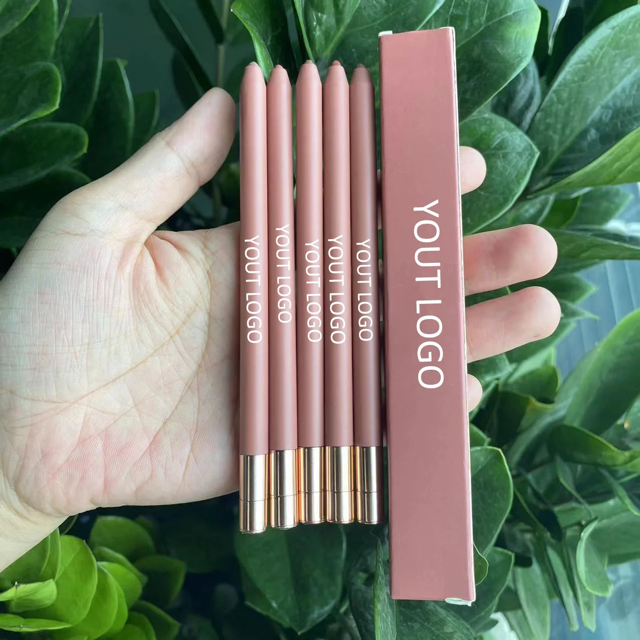 Wholesale Lip Liner Private Label Waterproof Lipliner Pencil High Pigment Matte 10 Colors Custom Lipliner Rolls up Lipliner