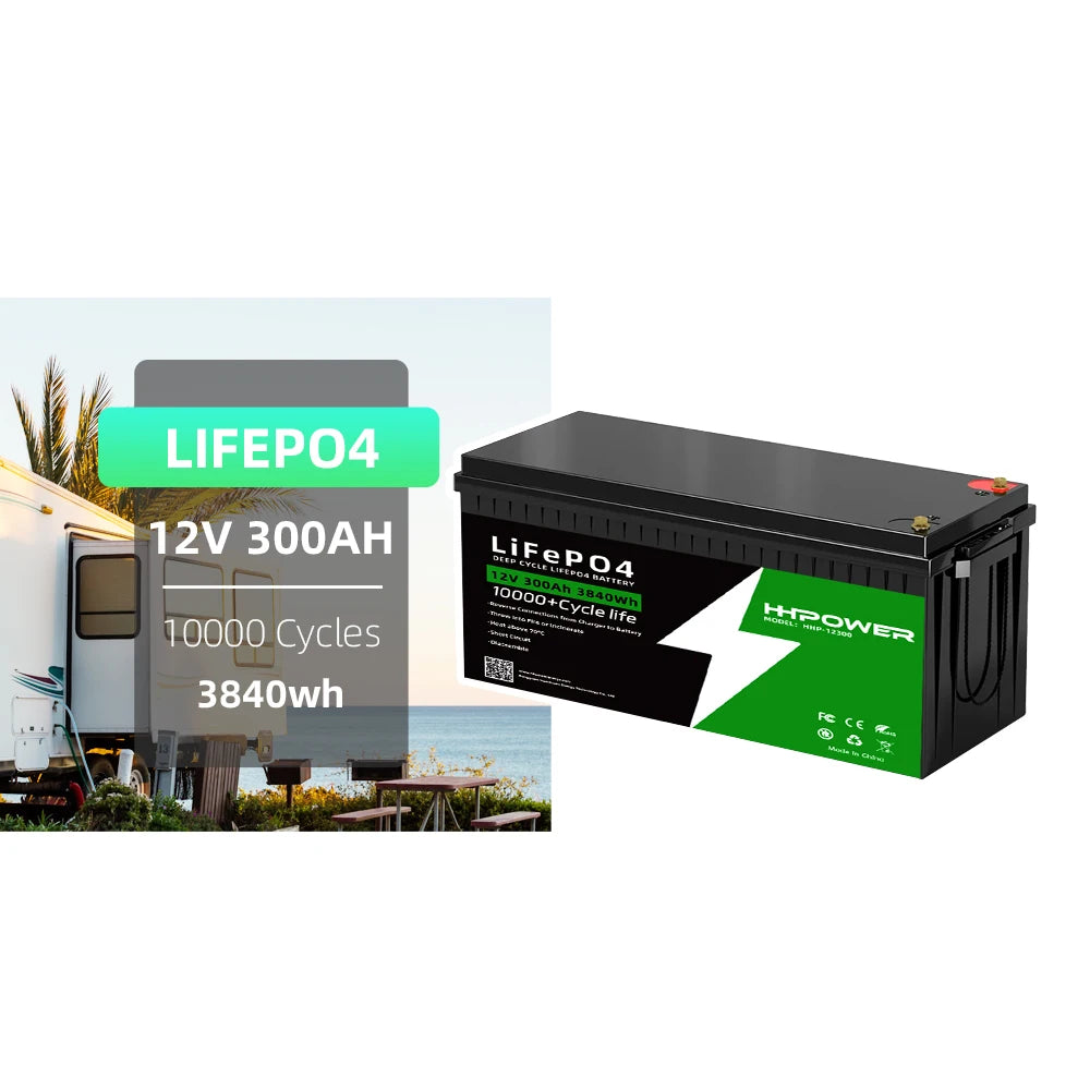Lead Acid Cells Replacement 12.8v 100ah 200ah 280ah 300ah 12v Lifepo4 Lithium Ion Battery Pack for EV Solar Energy Storage