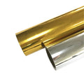 Hot Selling Self-Adhesive Gold PET Metallized Film Soft Thermoforming Vinyl Cutting Color Factory Price 30cm 50cm Blow Molding
