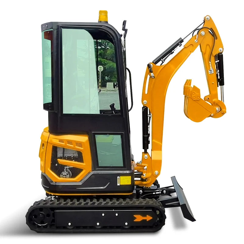 China AWY18 Mini Crawler Excavator High Power Engine KYB Hydraulic Pump PLC Control-1800kg Operating Weight for Garden Farm Use