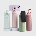 Custom logo Stainless Steel Metal Vacuum Water Flask Large Travel Camping Gym Sports 18oz Insulated Water Bottle