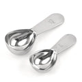 High Quality Stainless Steel Coffee Measuring Spoon 1 Tbsp 15ML/2 Tbsp 30ML Mirror Polish Silver Metal Coffee Measure