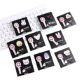 Customized Vintage Style Silkscreen Printed Soft PVC Tag Private Brand Logo Design Fashionable Transparent Badge