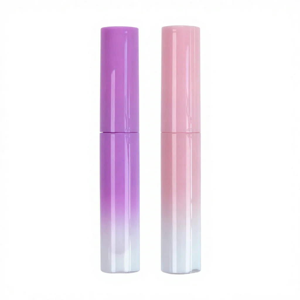 Waterproof Korean Eyelash Glue Latex Free Strip Adhesive with Gradient Pink and Purple Bottle by Own Brand Packaging Design
