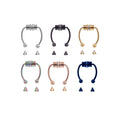 16G Fake Piercing Nose Ring Nose Piercing Hoop Septum Rings for Women Body Jewelry Gifts Fashion Magnetic Nose Septum Jewelry