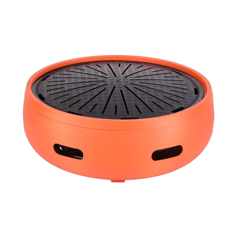 Round Barbecue Restaurant Tabletop Round Bbq Stove Cast-Iron Carbon Barbecue Grills