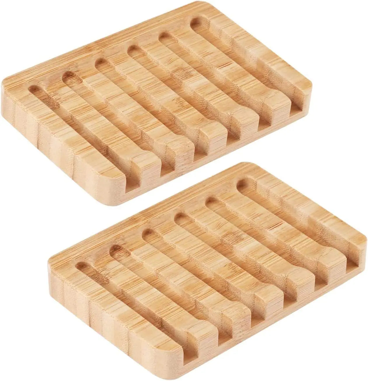 Handmade Biodegradable Bathroom Natural Wooden Soap Dish Bamboo Soap Tray Holder