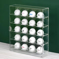 Handmade Wall Mounted Acrylic Display Case for 20 Golf Balls
