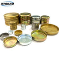 XTSEAO 75mm Hot Brass Freeze Plug with Metal Core Engine Cap Seal for Car & Truck Mechanic Mechanical Packing Style