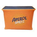 Free Design Recyclable Rectangle Round Shape Tension Fabric Counter Trade Show Booth Exhibition Display Pop up Table
