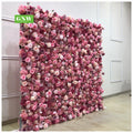 GNW Best Selling pink Flower Wall for Backdrop Decoration