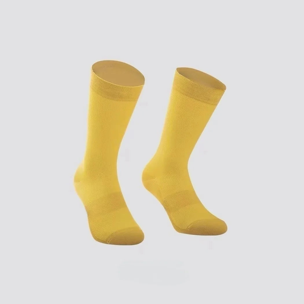 B240 Custom Logo Men Crew Cotton Cycling Socks Quickly Dry Bike Sock Men Sports Durable Basketball Athletic Socks