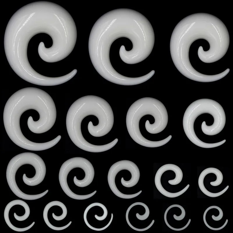 Mix Size 30pcs Acrylic Ear Gauges Flesh Tunnels Expansion Ear Plug Taper Stretched Piercing Sexy Women Body Wedding Party