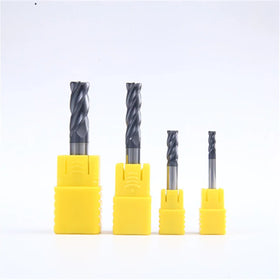 HRC 60 4 Flute CNC Machine Carbide Torus Cutters Flat End Mill Cutters for Steel