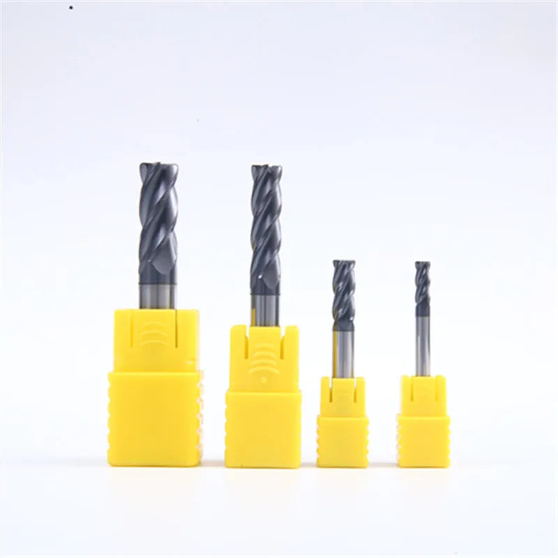 HRC 60 4 Flute CNC Machine Carbide Torus Cutters Flat End Mill Cutters for Steel